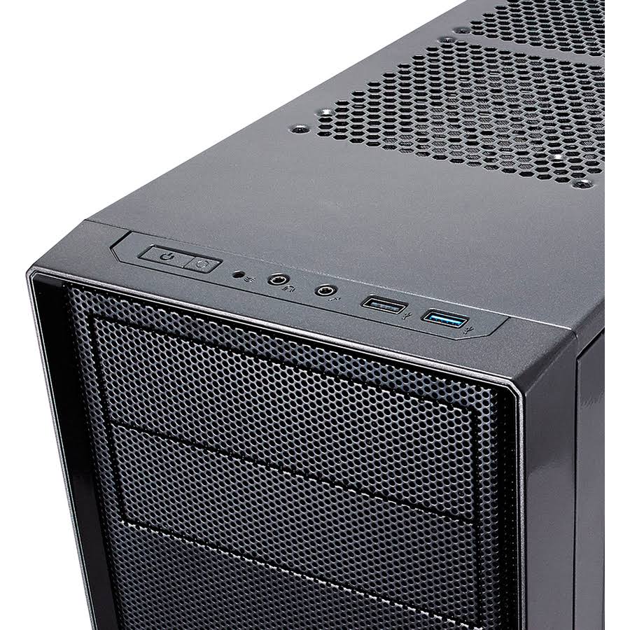 Fractal Design Focus G ATX Mid Tower Computer Case - Gunmetal Gray