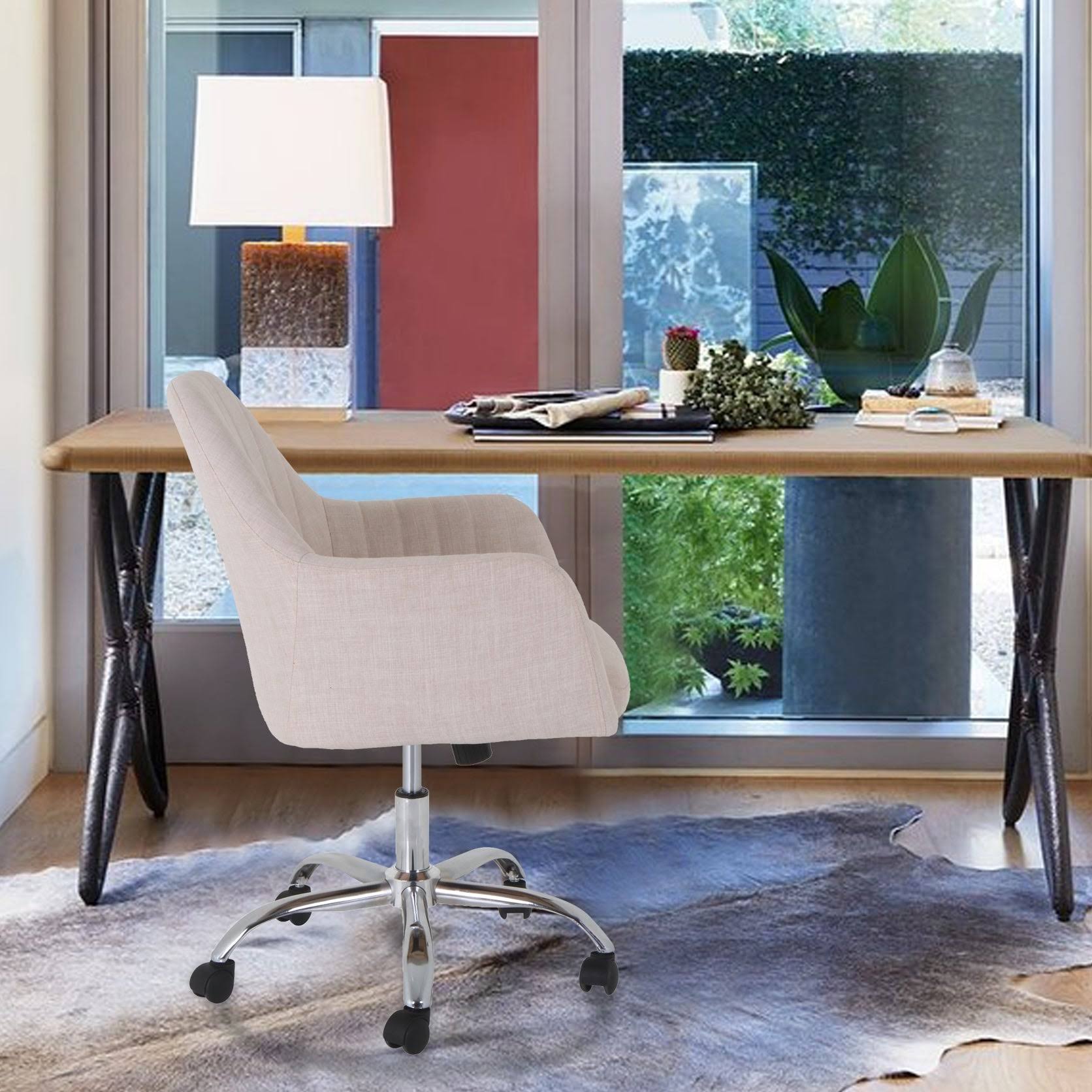 Nature Upholstered Task Chair Dark Gray