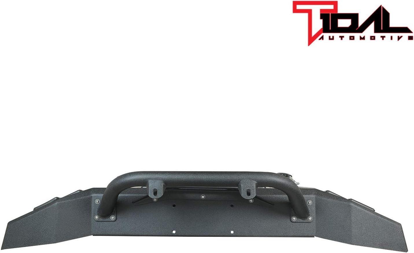 Tidal Front Bumper Full Width with LED Light Bar and Winch Plate Fit for 2020 2021 2022 Gladiator JT