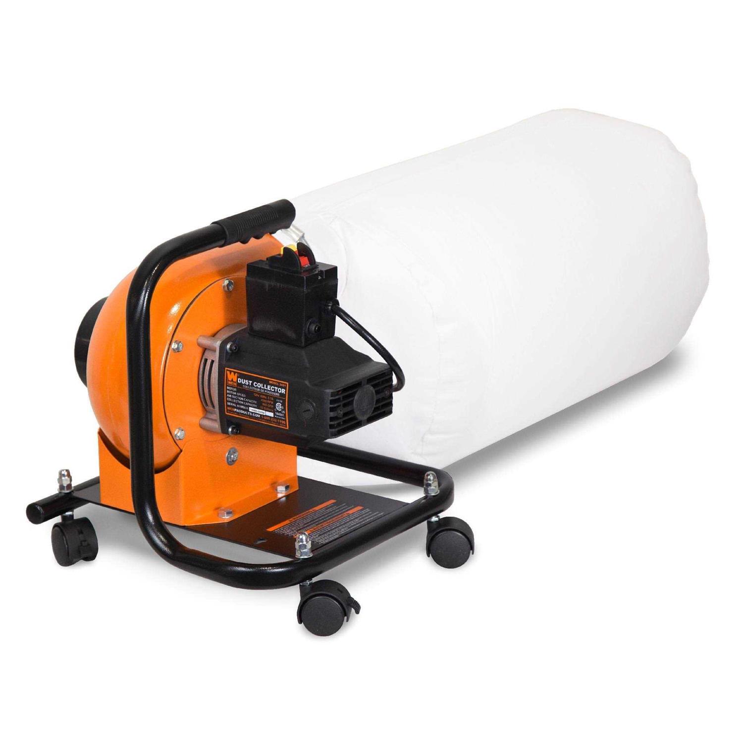 WEN 5.7-Amp 660 CFM Dust Collector with 12-Gallon Bag and Optional Wall Mount - Shop Hardware Tools Online Store