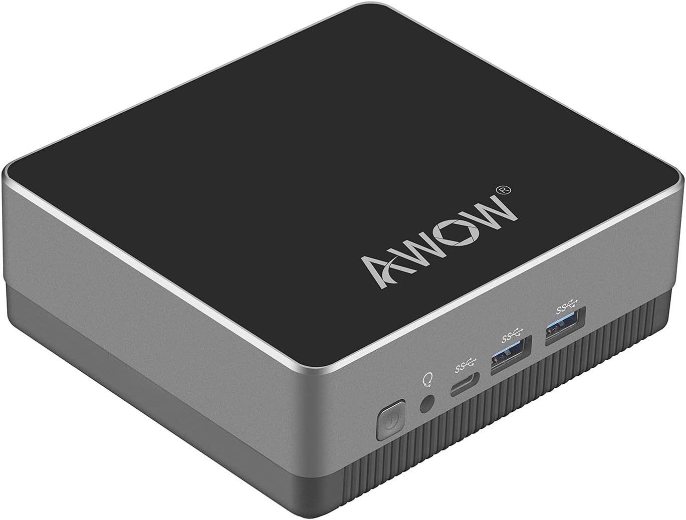 AWOW Mini PC Mini Desktop Computer Windows 10 Intel Celeron J4125 8GB RAM 128GB SATA SSD, Dual Band WiFi, Dual HDMI 2.0X2, USB, Bluetooth