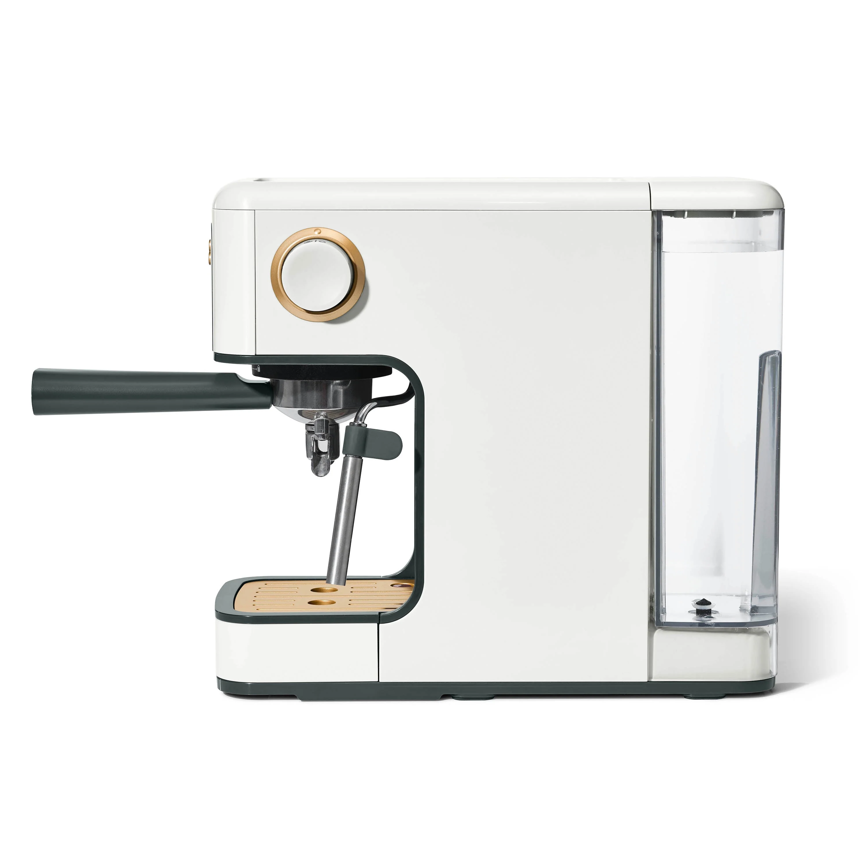 Beautiful Slim Espresso Maker with 20-Bar Pressure, White Icing by Drew Barrymore