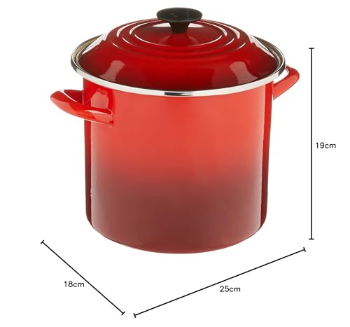 Le Creuset Enamel on Steel Stockpot, 10 qt., Olive