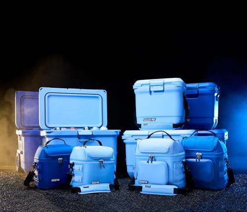 Coleman Pro 55qt Wheeled Ultra-Light Premium Hard Cooler, Extra-Thick Insulation Keeps Ice up to 5 Days, 92-Can Capacity, Heavy-Duty Wheels
