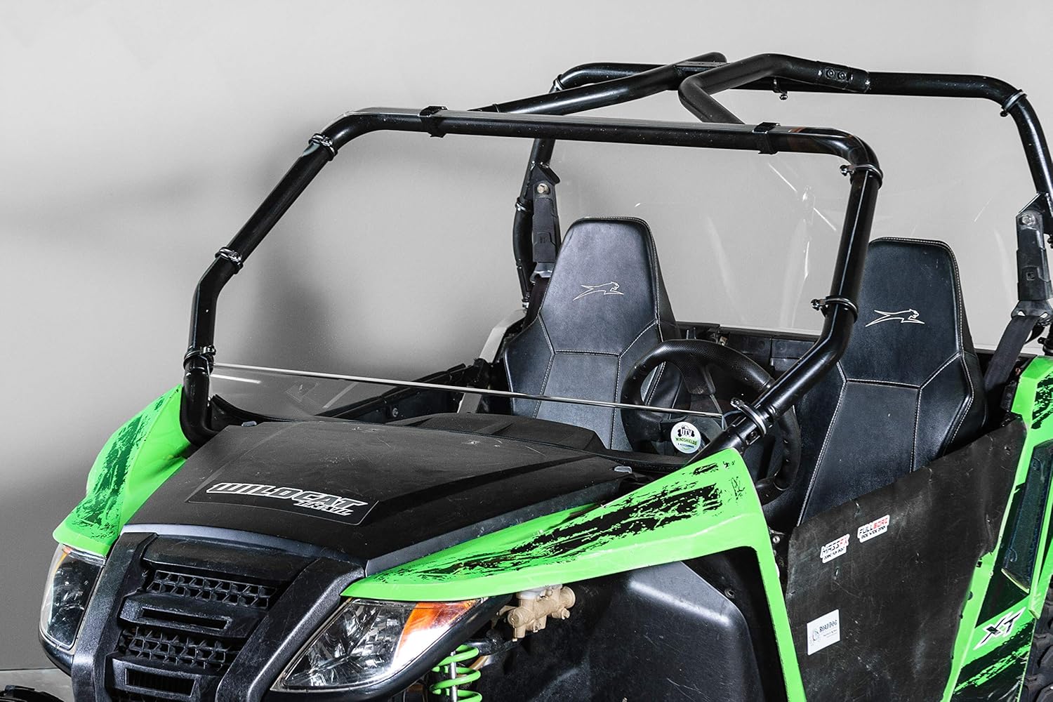 Compatible with Arctic Cat Wildcat Trail/Sport Full UTV Windshield 3/16 Made in The USA!.