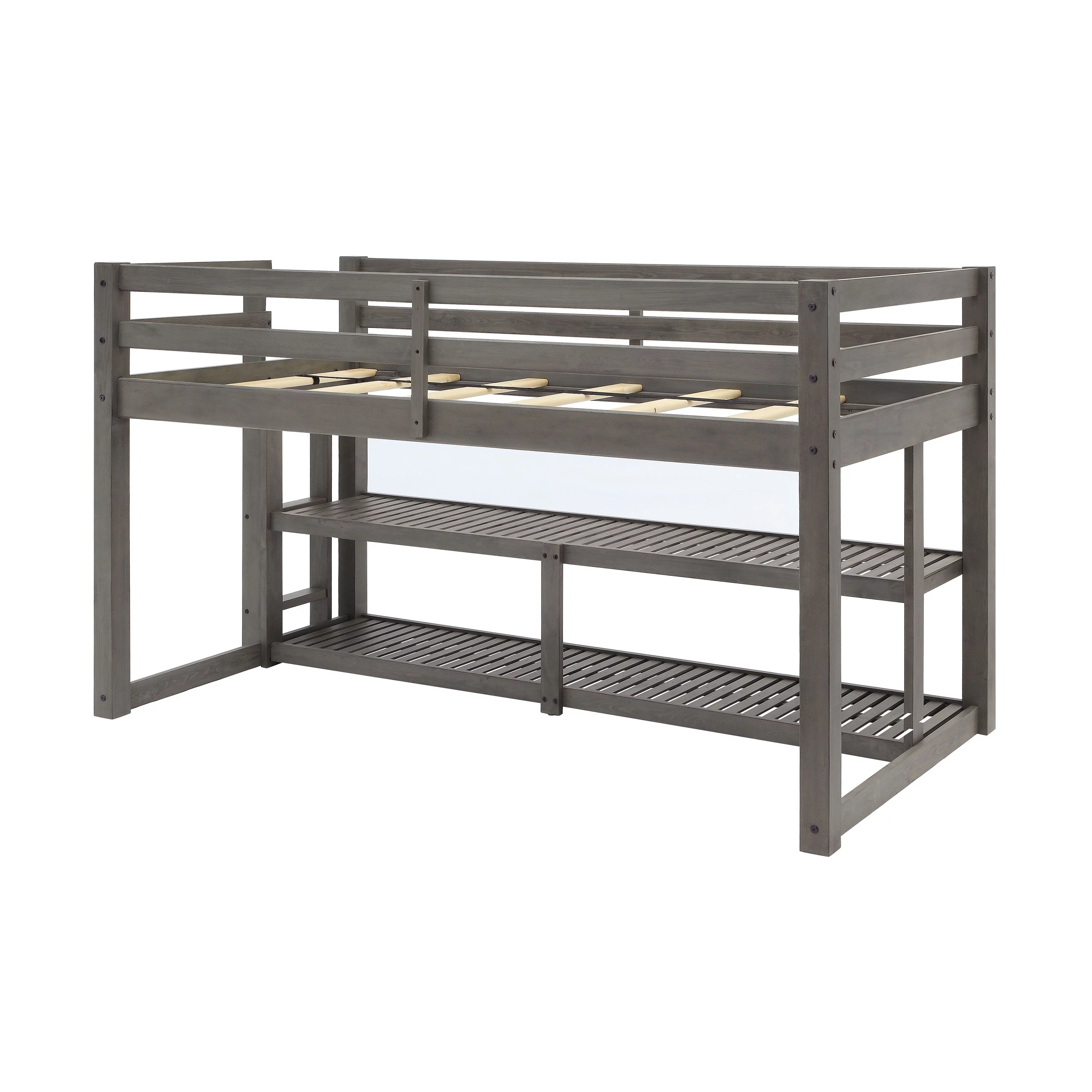 Better Homes and Gardens Greer Twin Loft Storage Bed, Black