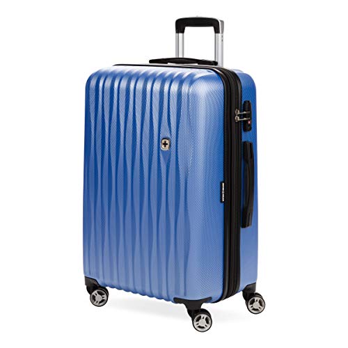 SwissGear 7272 Energie Expandable Hardside Luggage with Spinner Wheels and TSA Lock, Gunmetal, Carry-On 19-Inch