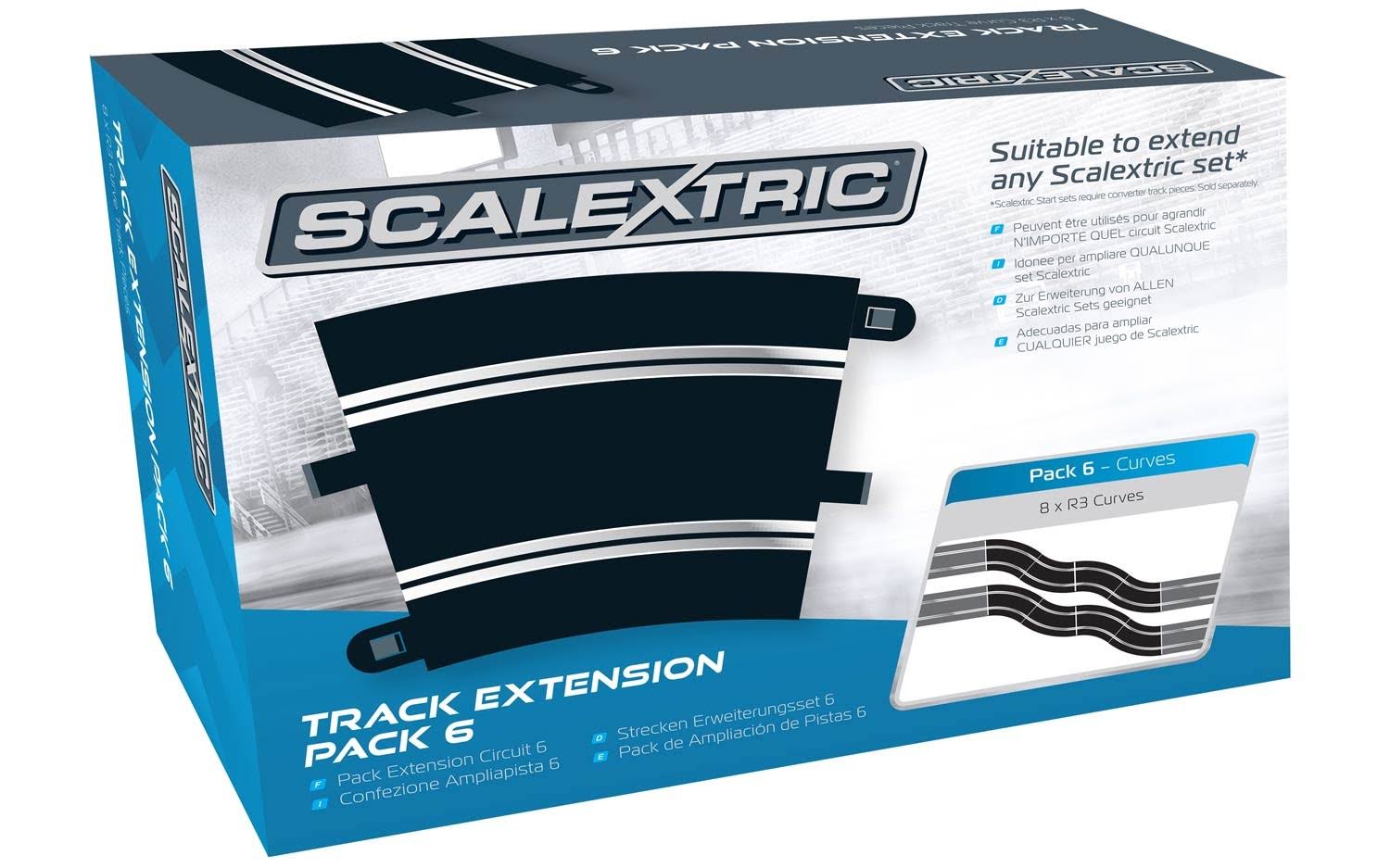 Scalextric C8555 Track Extension Pack 6 - 8 Radius 3 Curves