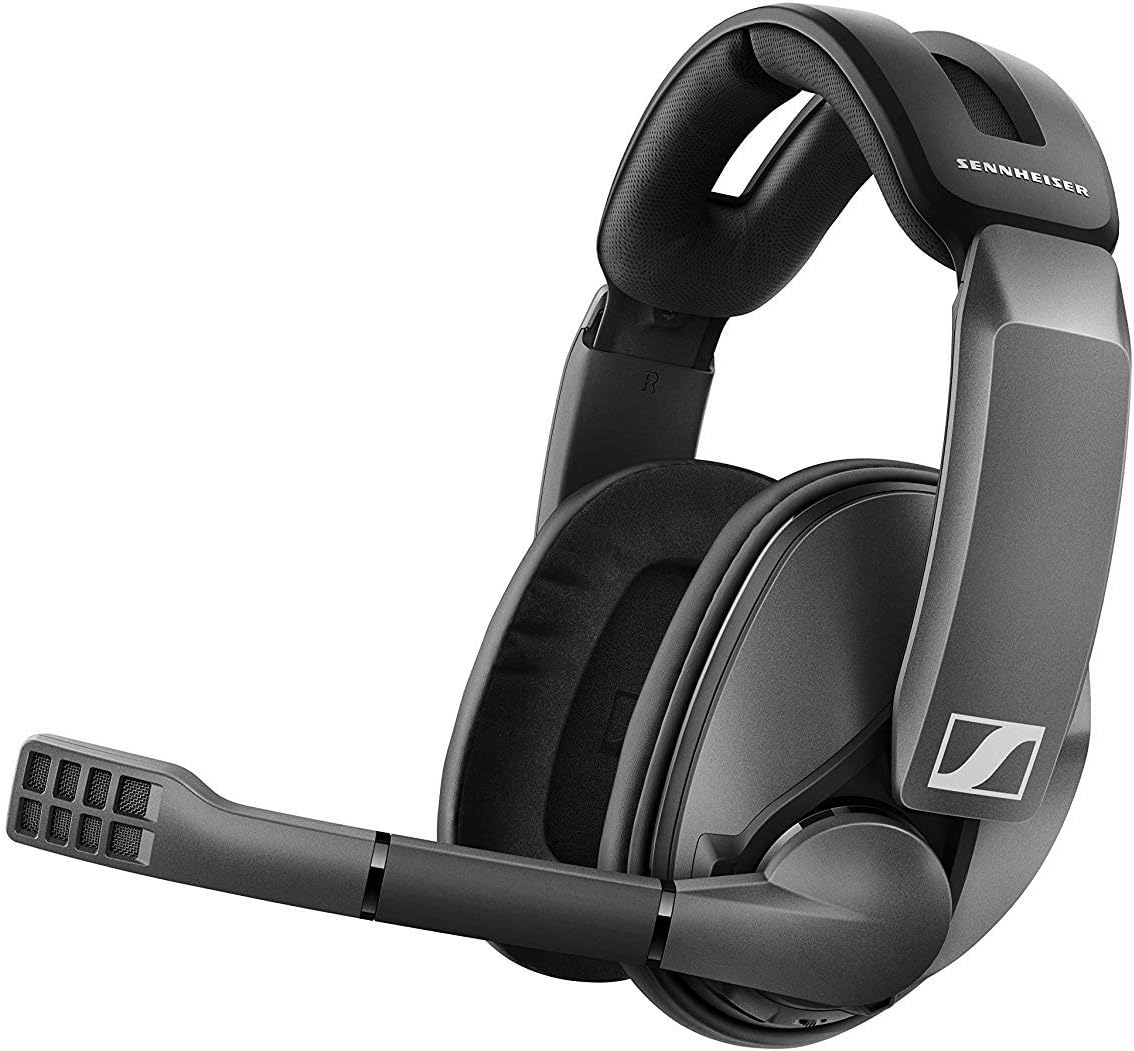 Sennheiser GSP 370 Over-Ear Wireless Gaming Headset, Low-Latency Bluetooth,Noise-Cancelling Mic, Flip-to-Mute, Audio Presets - PC, Mac, Windows