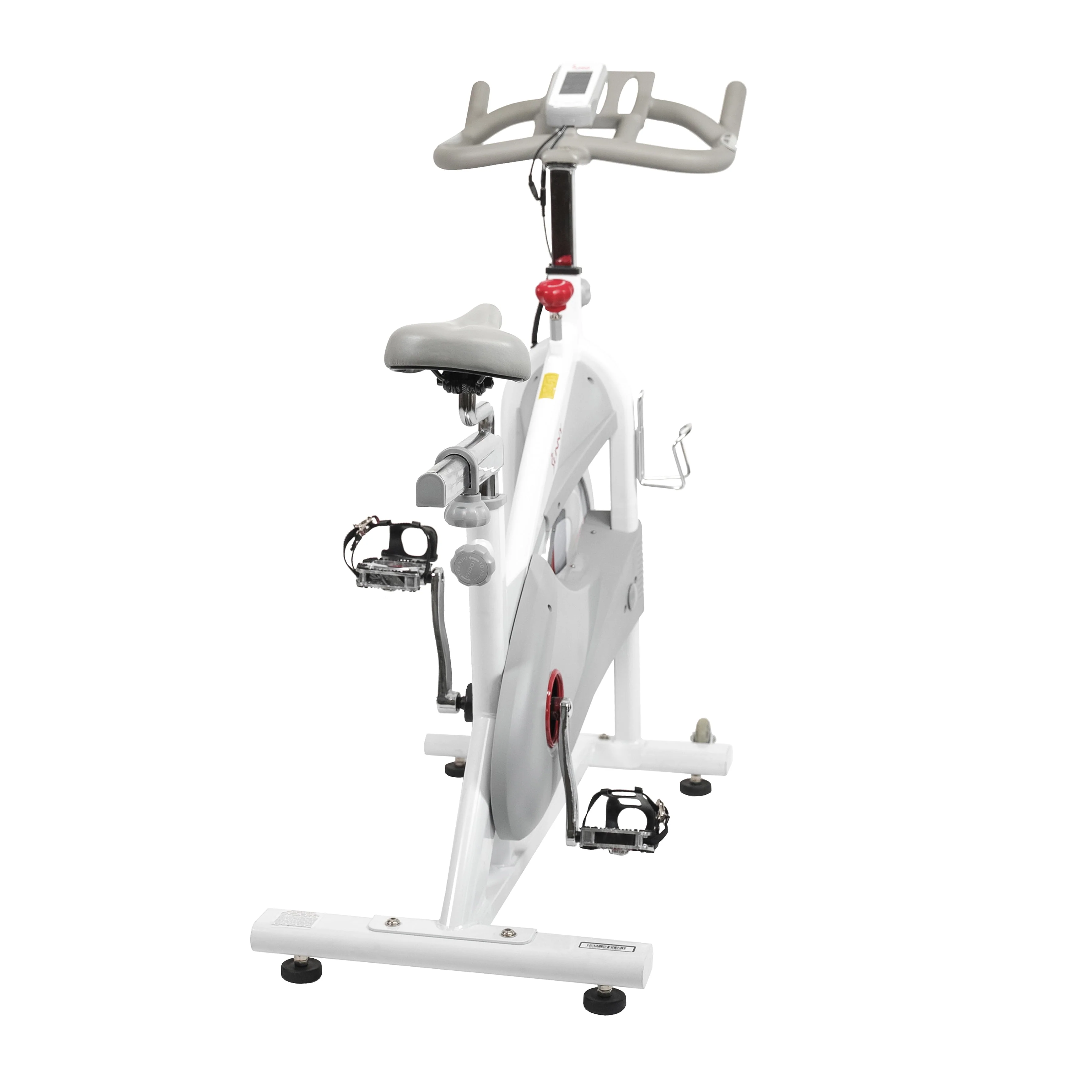 Sunny Health & Fitness Magnetic Belt Drive Indoor Premium Stationary Studio Cycling Exercise Bike Trainer for Home, SF-B1876
