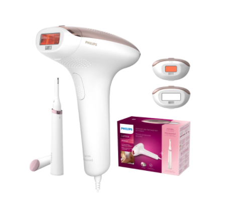 Philips Lumea Prestige IPL &ndash; Hair Removal Device+ Satin Compact Pen Trimmer (Model BRI94900)