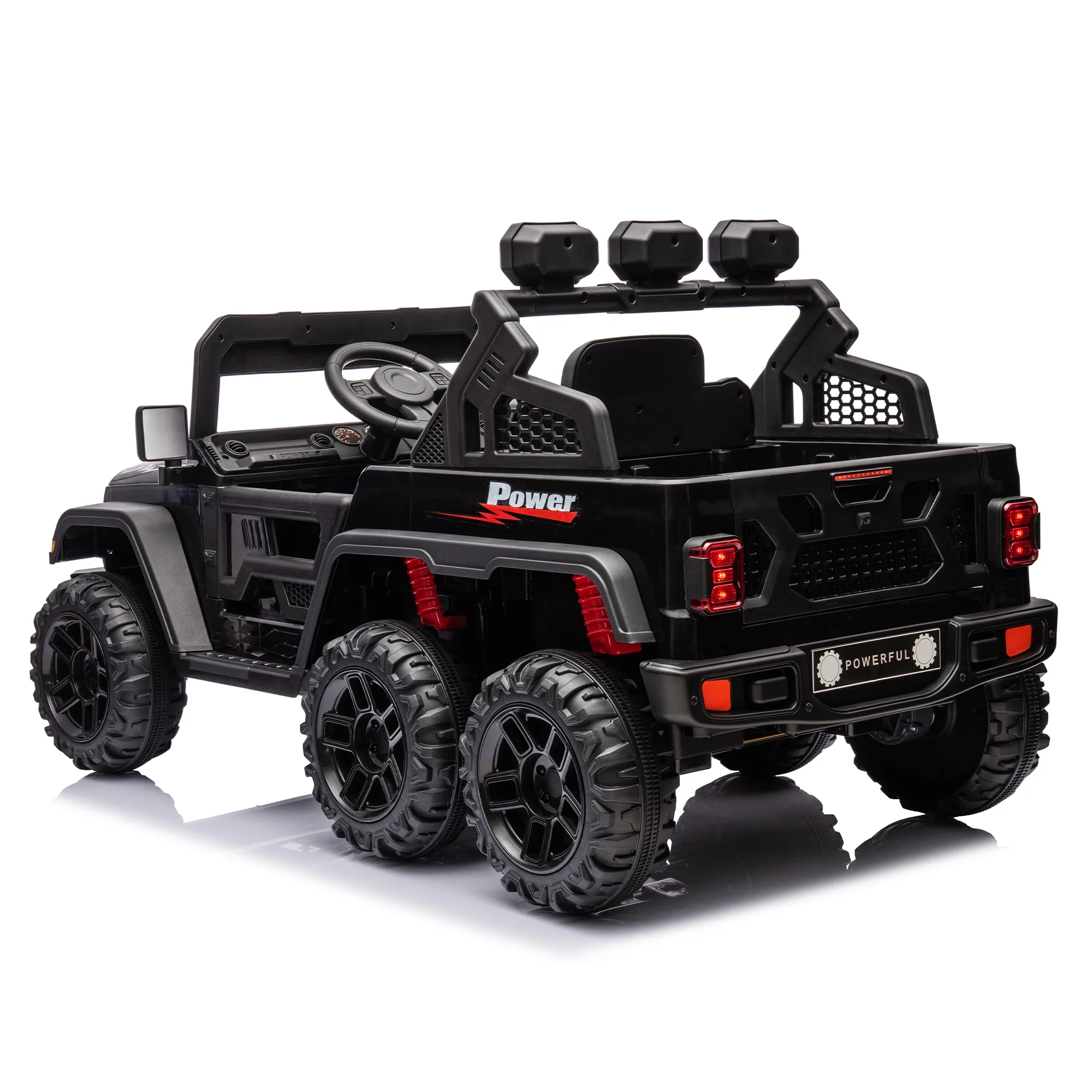 uhomepro 24V Ride on Car Large PickUp Truck Toys with Remote Control, Battery Powered Kid Car to Drive for Boy Girl, Pink