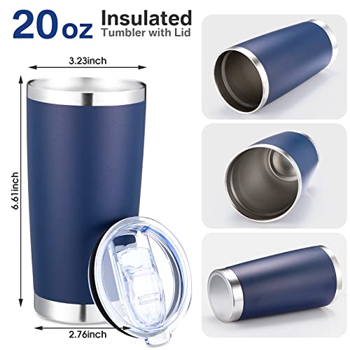 Sieral 36 Packs Stainless Steel Tumbler Bulk with Lid Vacuum Double Wall Insulated Travel Coffee Mug Powder Coated Tumbler Cup for Graduation Wedding