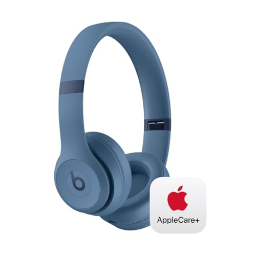 Beats Solo 4 - Wireless Bluetooth On-Ear Headphones, Apple & Android Compatible, Up to 50 Hours of Battery Life - Black & Gold