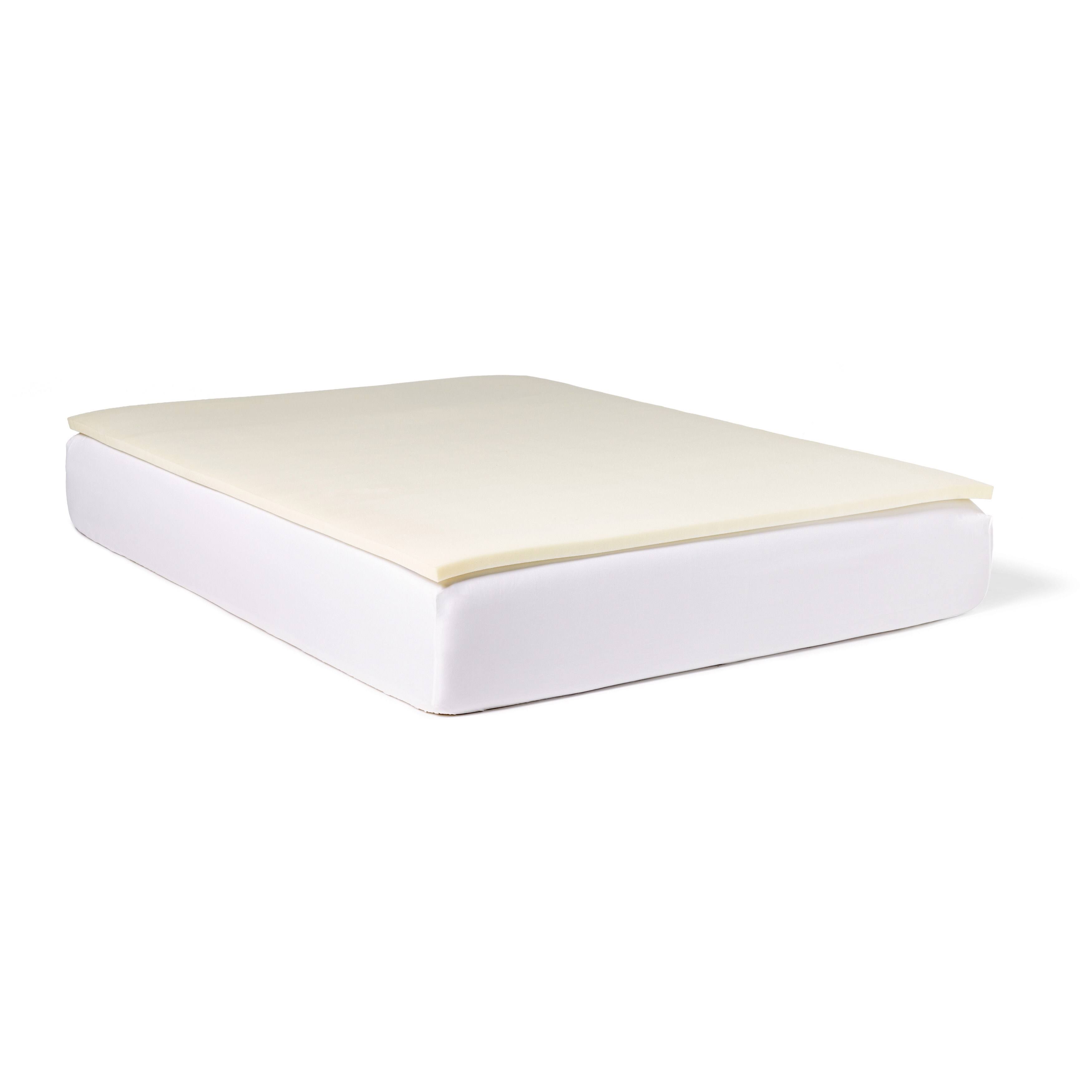 Slumber Solutions 1-Inch Memory Foam Mattress Topper (California King)