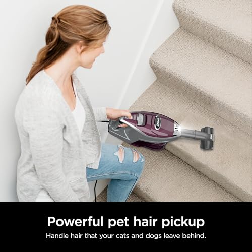 Shark HV322 Rocket Deluxe Pro Corded Stick Vacuum with LED Headlights, XL Dust Cup, Lightweight, Perfect for Pet Hair Pickup