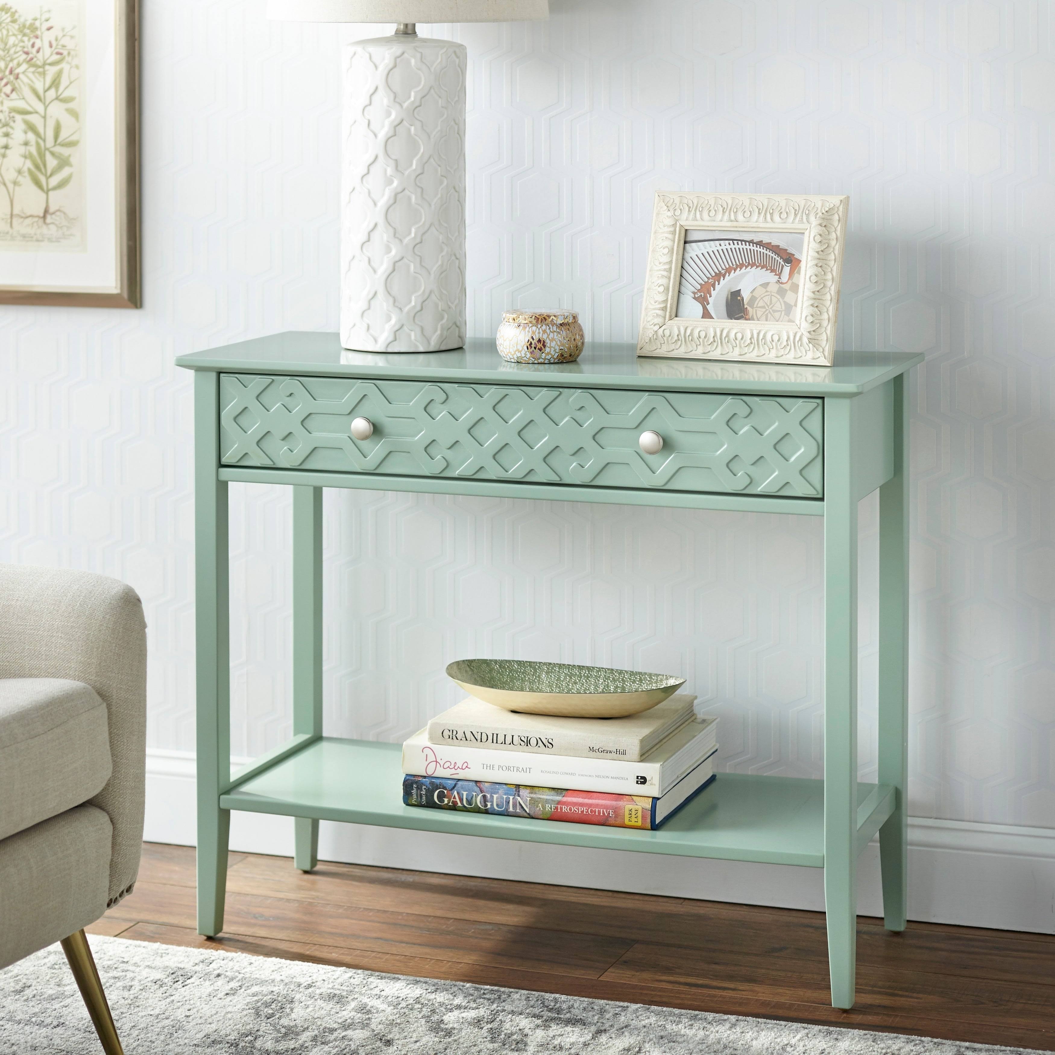 Simple Living Raya Console Table - White