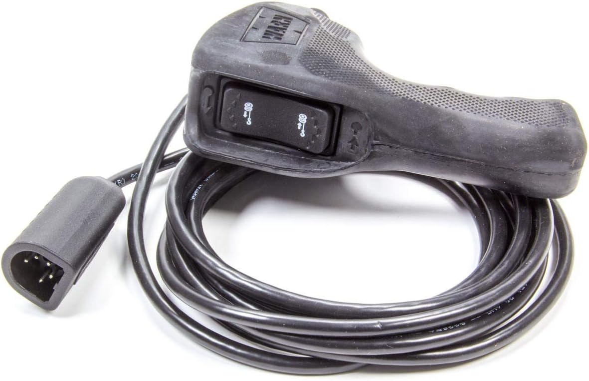 WARN 83665 Hand Held Plug-In Truck Winch Remote Controller with Ergonomic Grip and 12' Connector Cable