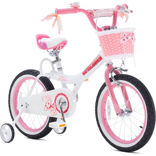 Royalbaby Princess Girls Kids Bike 12 14 16 18 20 Inch Children Bicycle with Basket for Age 3-12 Years
