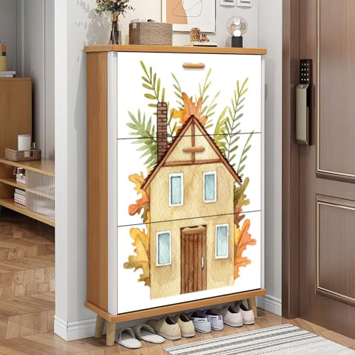 3 Drawer Shoe Cabinet, Artistic Shoe Cabinet