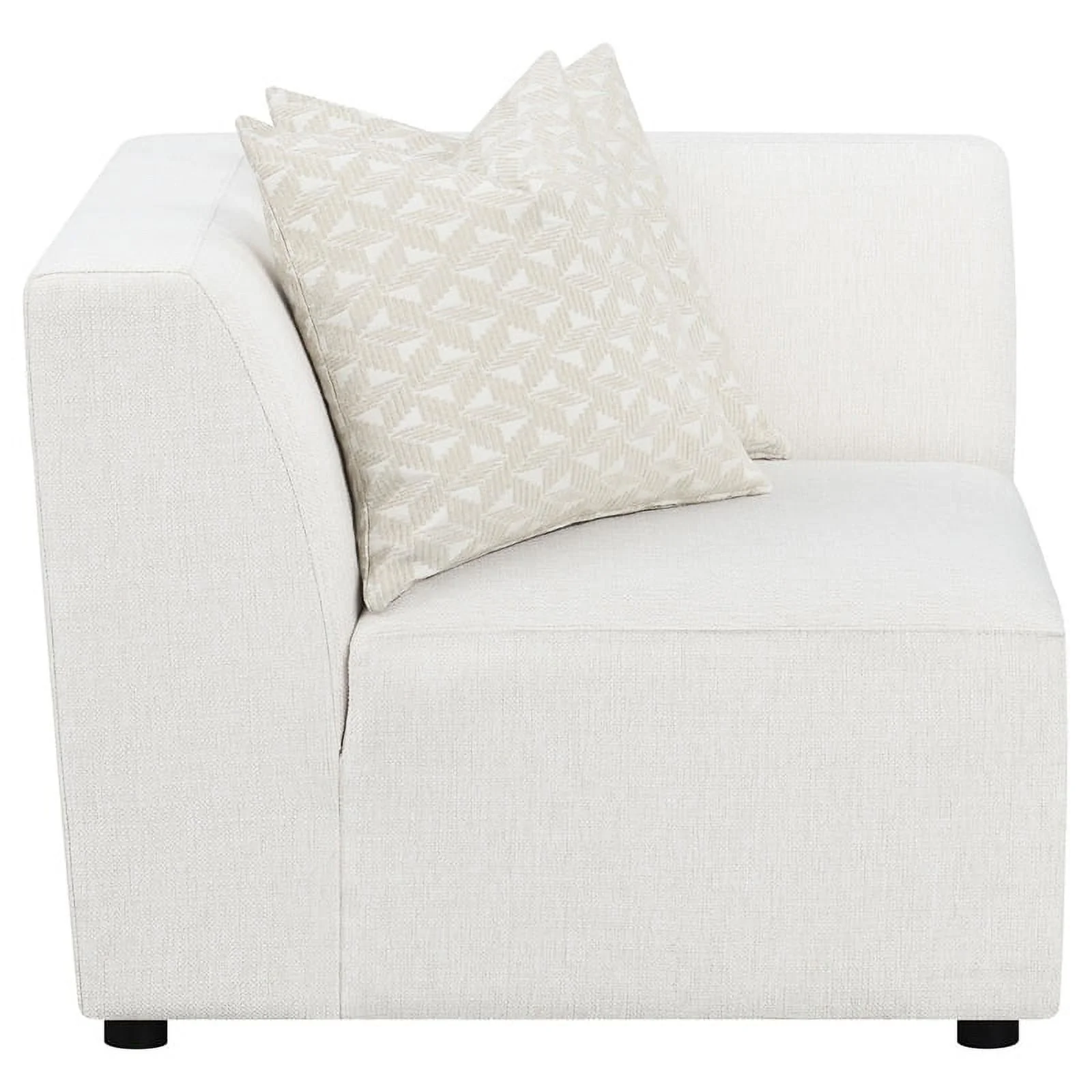 Pemberly Row 6-piece Fabric Upholstered Modular Sectional Pearl