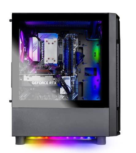 Skytech Nebula Gaming PC Desktop, Ryzen 5 5600 3.5 Ghz (4.4GHz Turbo Boost), NVIDIA RTX 3050 6GB GDDR6, 1TB SSD, 16GB DDR4 RAM 3200, 650W Gold PSU