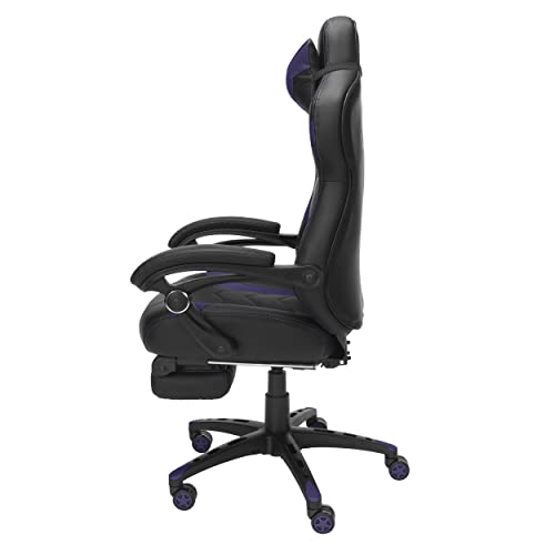 RESPAWN 110 Pro Gaming Chair - Gaming Chair with Footrest, Reclining Gaming Chair, Video Gaming Computer Desk Chair, Adjustable Desk Chair