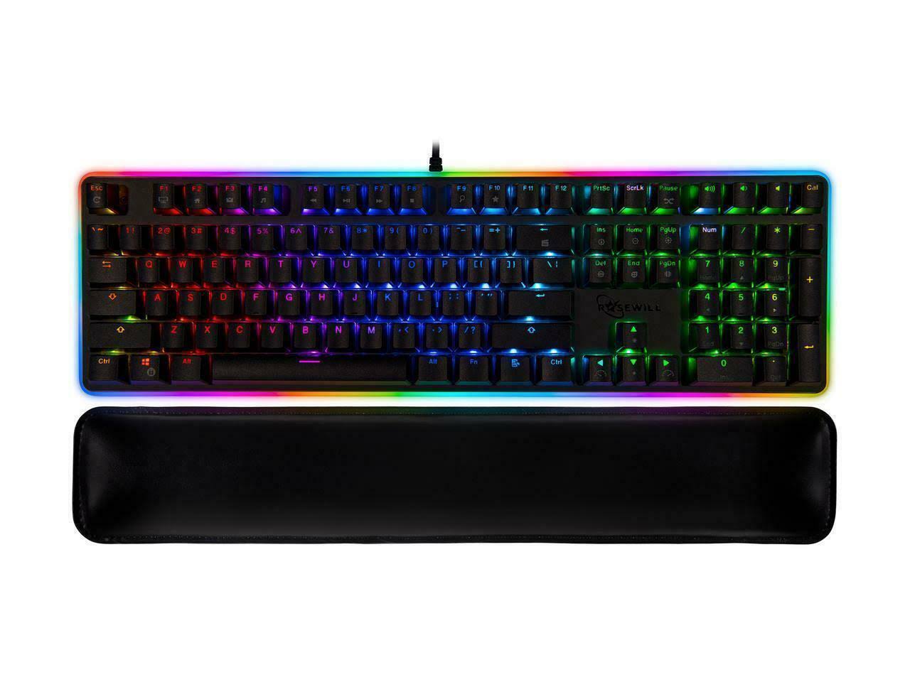 Rosewill Mechanical Gaming Keyboard, 22 RGB Backlit Modes, Brown Switches - Neon K81 BR