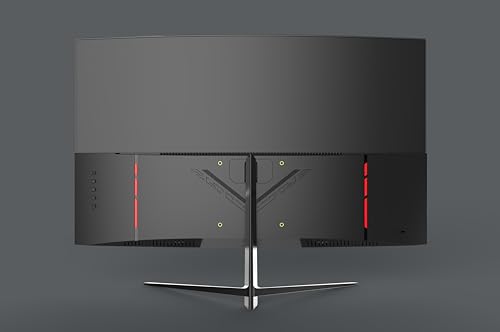 ZZA 32-Inch QHD Curved Gaming Monitor - 2K Resolution, 165Hz Refresh Rate, 1ms Response Time, FreeSync & G-Sync, HDR10, 122% sRGB Coverage, DP/HDMI