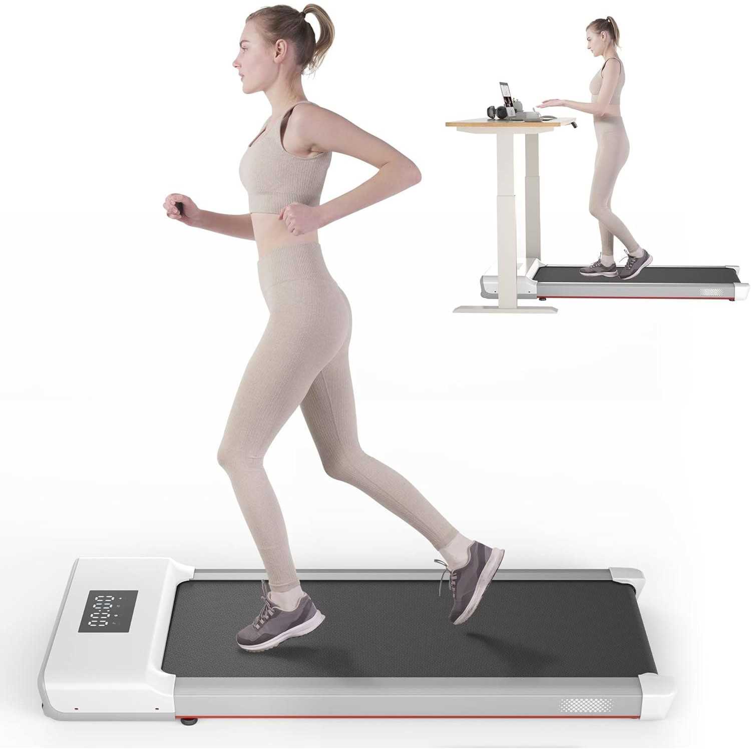 Ssphpplie Walking Pad 300lb 40*16 Walking Area Under Desk Treadmillwith Remote Control,0.6-3.8mph Walking Pad Treadmill - Sports Supplies Online Store