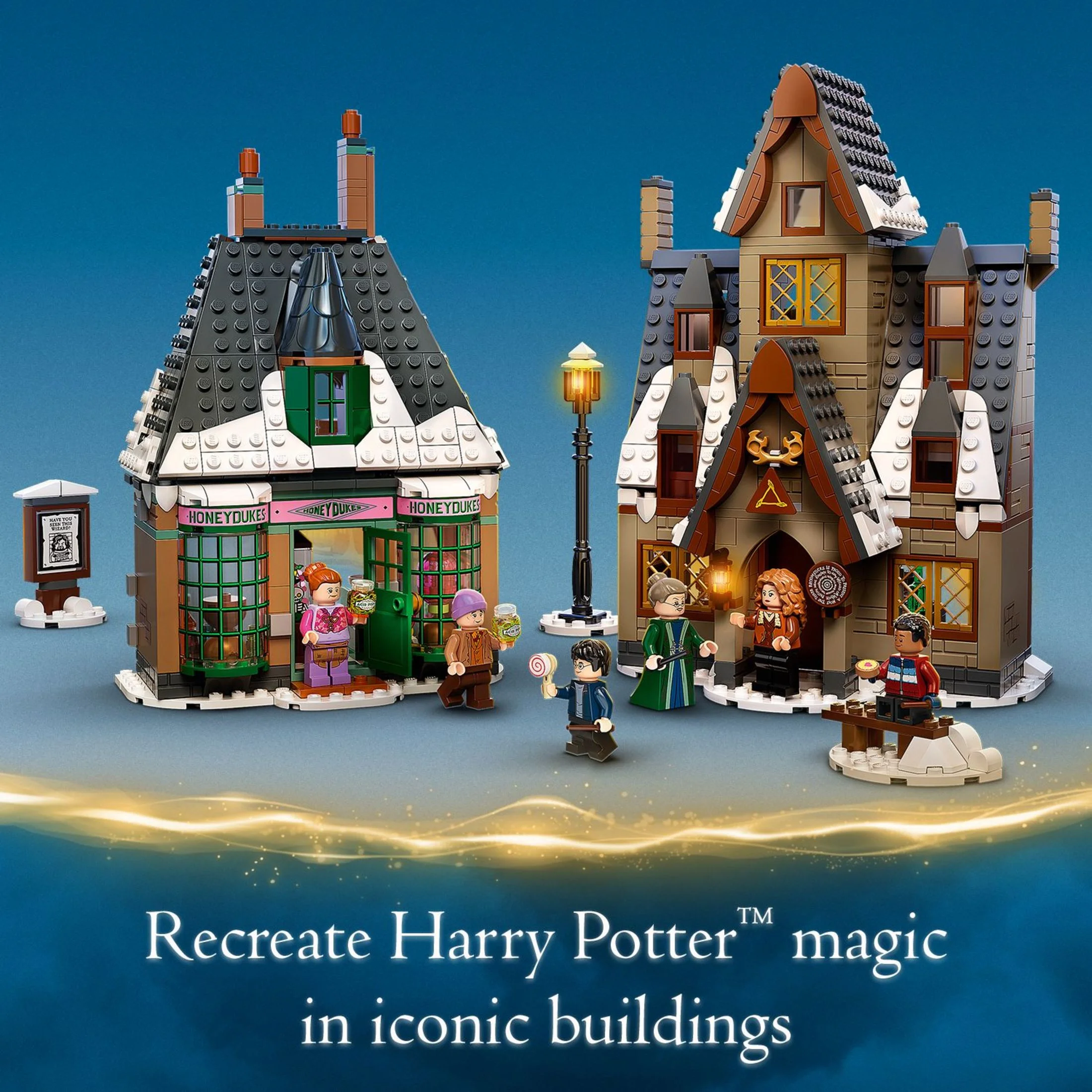 LEGO Harry Potter Hogsmeade Village Visit 76388 Building Toy for 8 Year Olds