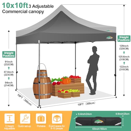COBIZI 13x26 Pop Up Tent 13x26 Canopy with Sidewalls Heavy Duty Canopy Party Tent for Parties