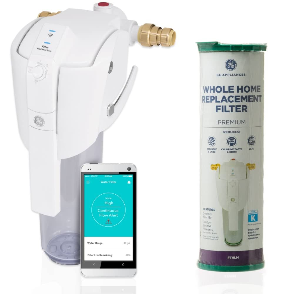 GE Smart Home Water Filter System | Premium Water Filtration System Reduces Lead