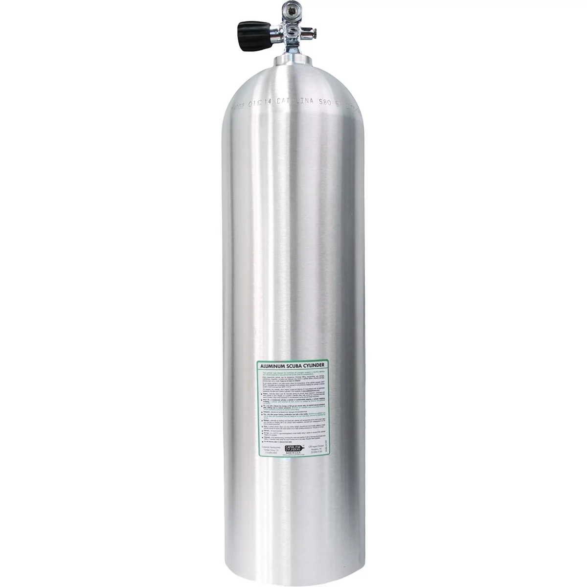 Catalina 80 Cubic Foot Aluminum Tank with Pro Valve - Radiant Selections