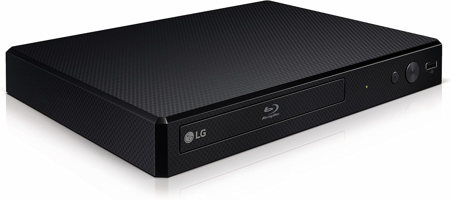 LG BP350 Blu-ray Player with Streaming Services and Built-in Wi-Fi, Black
