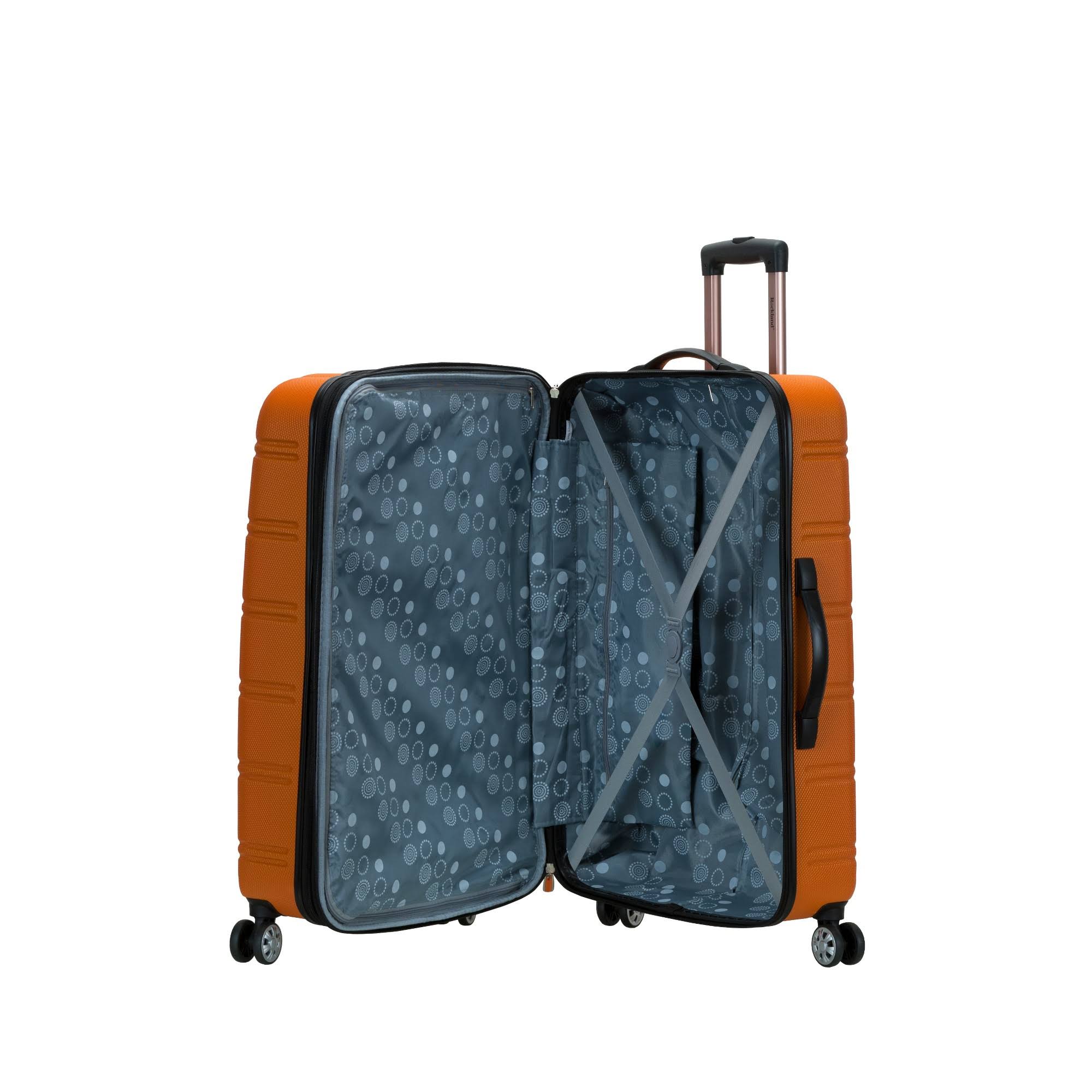Rockland Orange 28 in Expandable ABS Dual Wheel Spinner