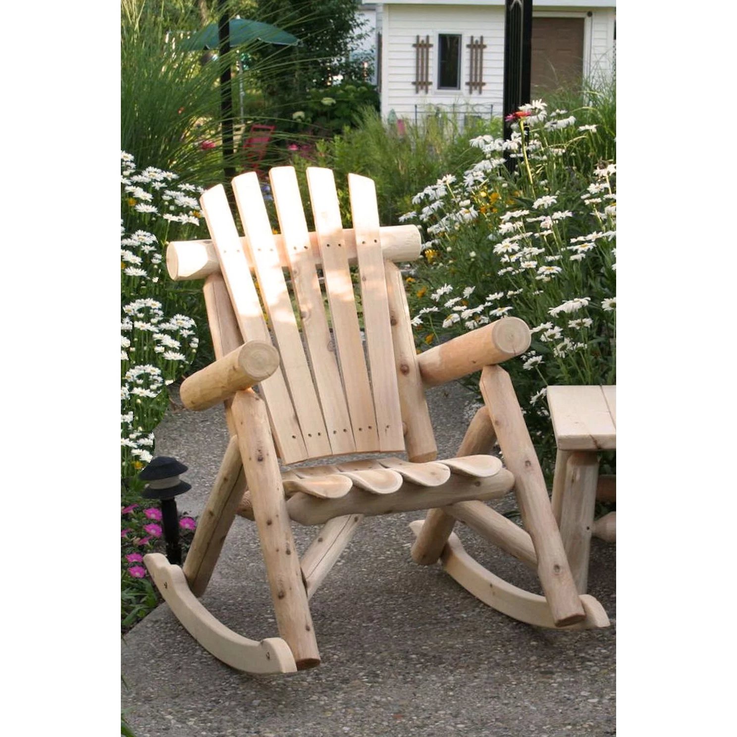 Lakeland Mills Classic Cedar Log Rocking Chair