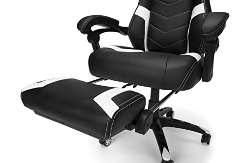 RESPAWN 110 Pro Gaming Chair - Gaming Chair with Footrest, Reclining Gaming Chair, Video Gaming Computer Desk Chair, Adjustable Desk Chair