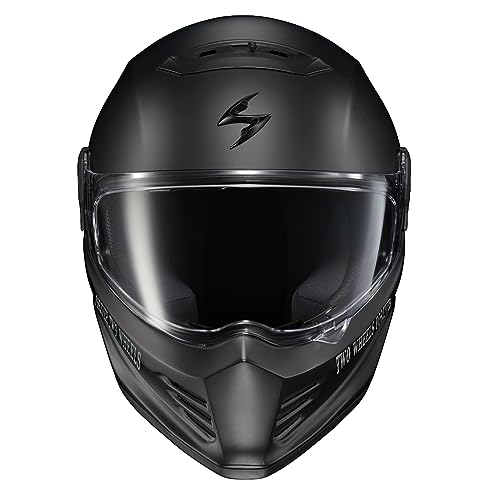 ScorpionEXO Covert FX Full Face Adult Motorcycle Helmet Street Fighter Style with Bluetooth Ready Speaker Pockets DOT ECE 22.06 Approved Unisex