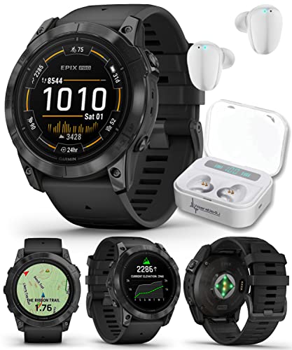 Wearable4U - Garmin Epix Pro Gen 2 Sapphire: Titanium 42 mm Smartwatch|AMOLED Up to 10 Days Battery Life