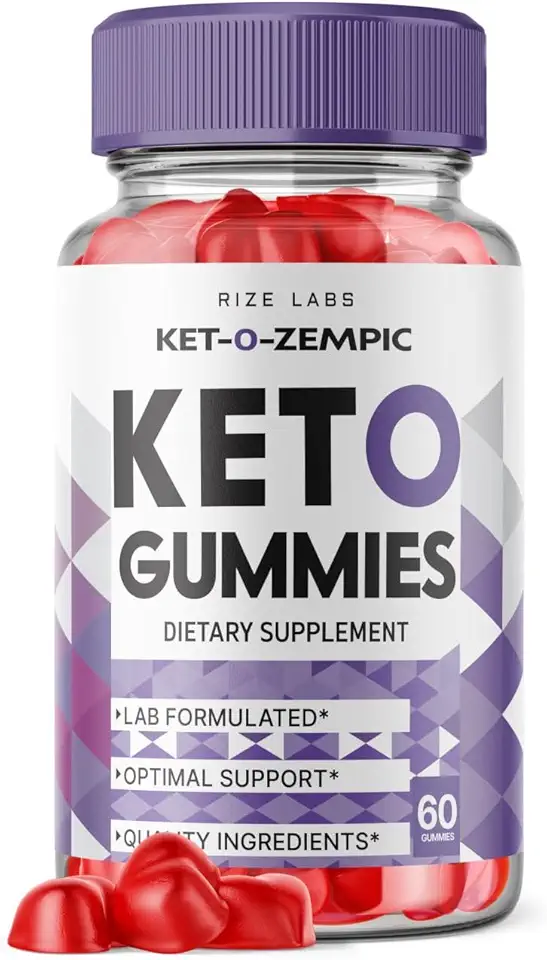 Ket-O-Zempic Keto ACV Gummies for Advanced Weight Loss with Apple Cider Vinegar, Supplement Helps in Reducing Belly Fat (60 Gummies)