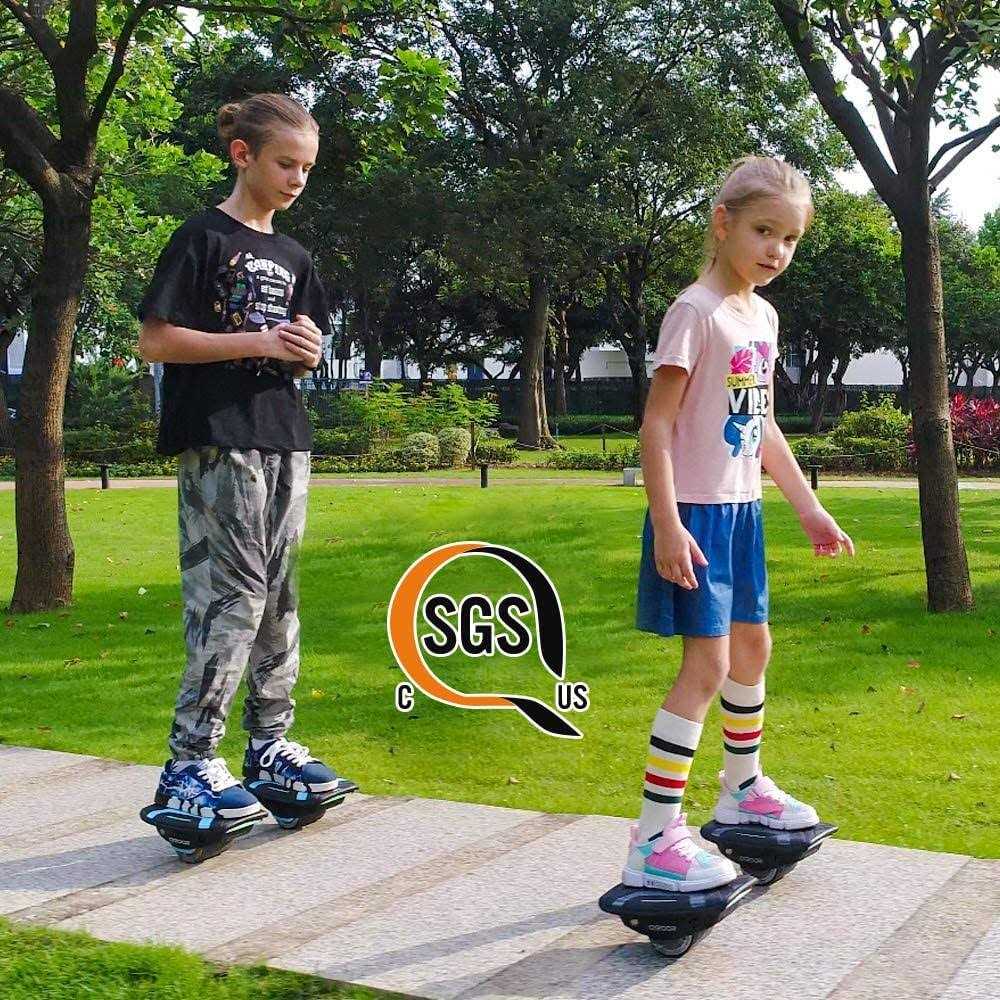 GYROOR Hoverboard Hovershoes-Gyroshoes S300 Electric Roller Skate Hoverboard with LED Lights,UL2272 Certificated Self Balancing Scooters Hovershoes