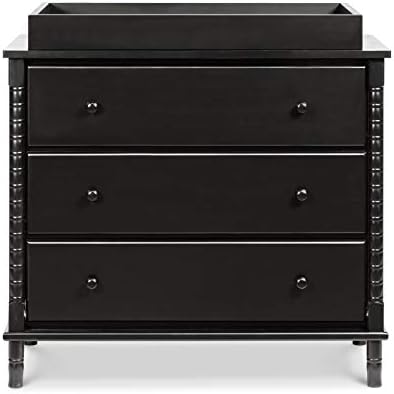 NLIBOOMLife Jenny Lind Spindle 3-Drawer Dresser in Fog Grey
