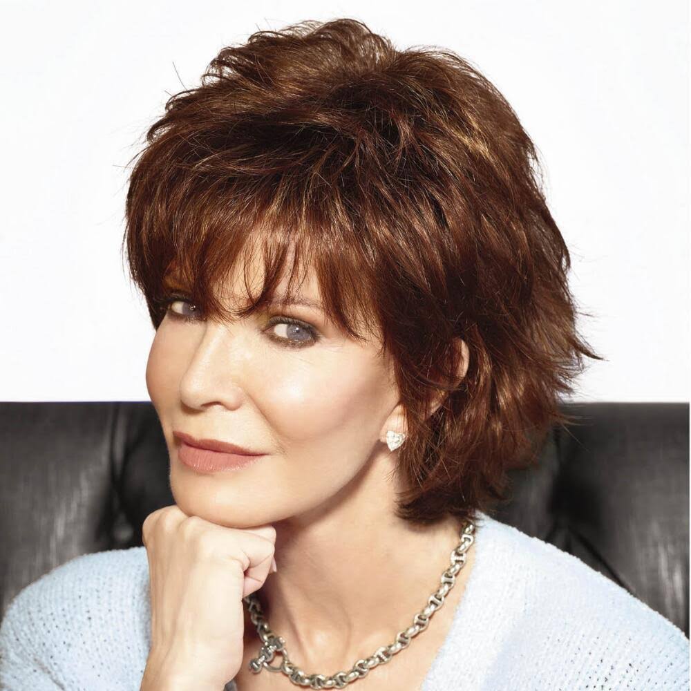 Calla Wig by Jaclyn Smith in Red - Mid-Length Wavy Wig