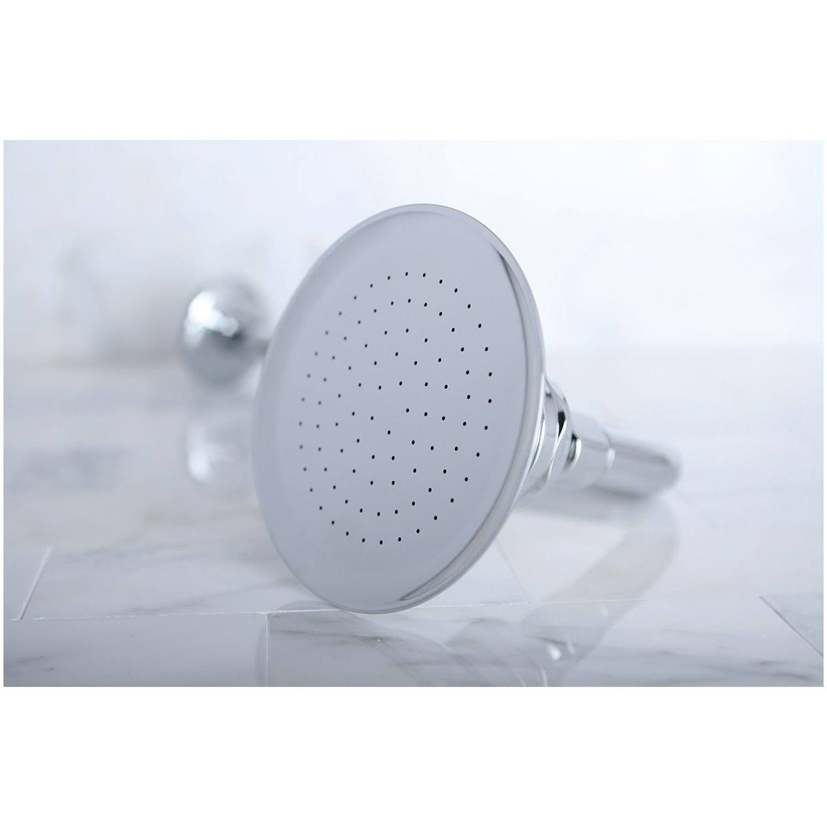 Kingston Brass P10SNCK Victorian Brass Showerhead with 12inch Shower Arm, Satin Nickel