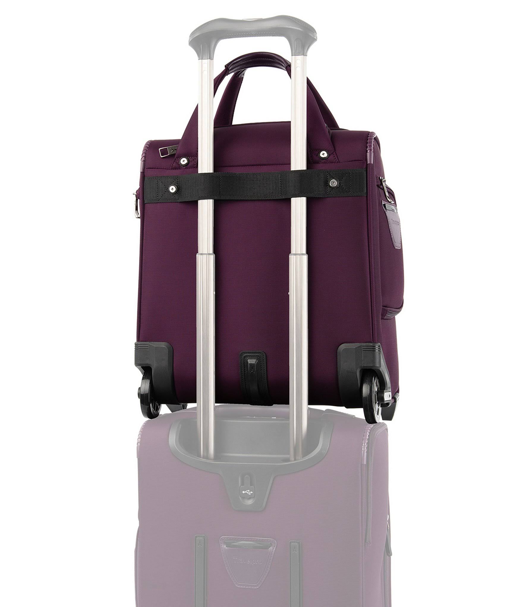 Travelpro Crew Versapack Rolling Underseat Carry-On (Perfect Plum)