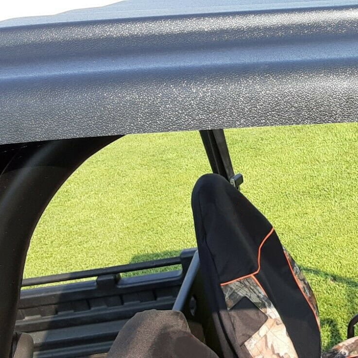 KOJEM Hard Top Roof Black Plastic for JD Gator 625 825i / Yamaha Rhino/ Kawasaki MULE 4010 Teryx/ Bobcat 3400/ Holland Rustler/ Full Size Polaris