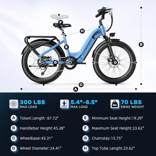 1500W Motor Peak Electric Bike for Adults and Teenagers, 48V 20AH Removable Battery Step Thru EBike, 30+MPH, 80 Miles Max Range