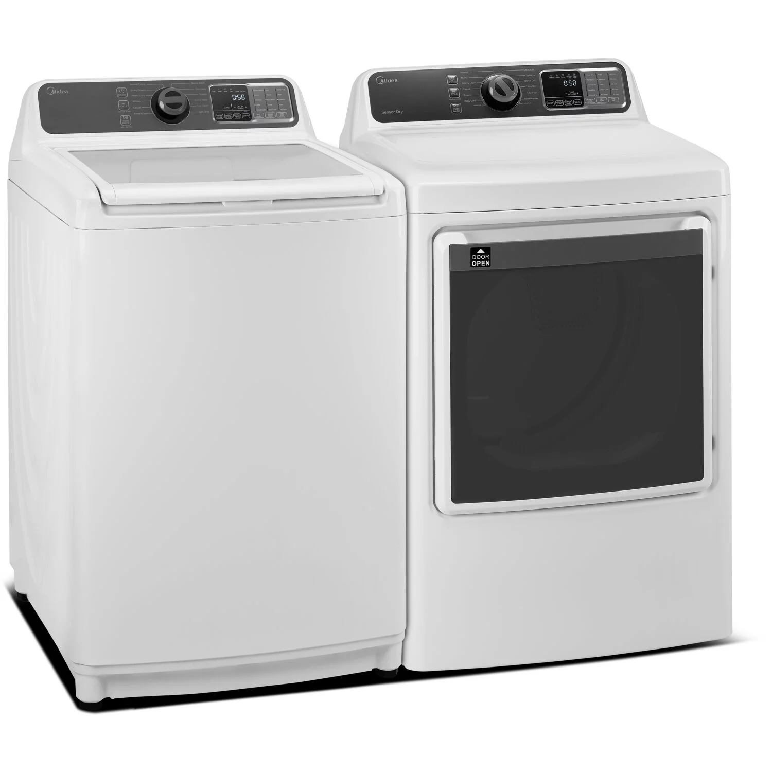 Midea 7.5-Cu. Ft. Front Load Electric Dryer, White