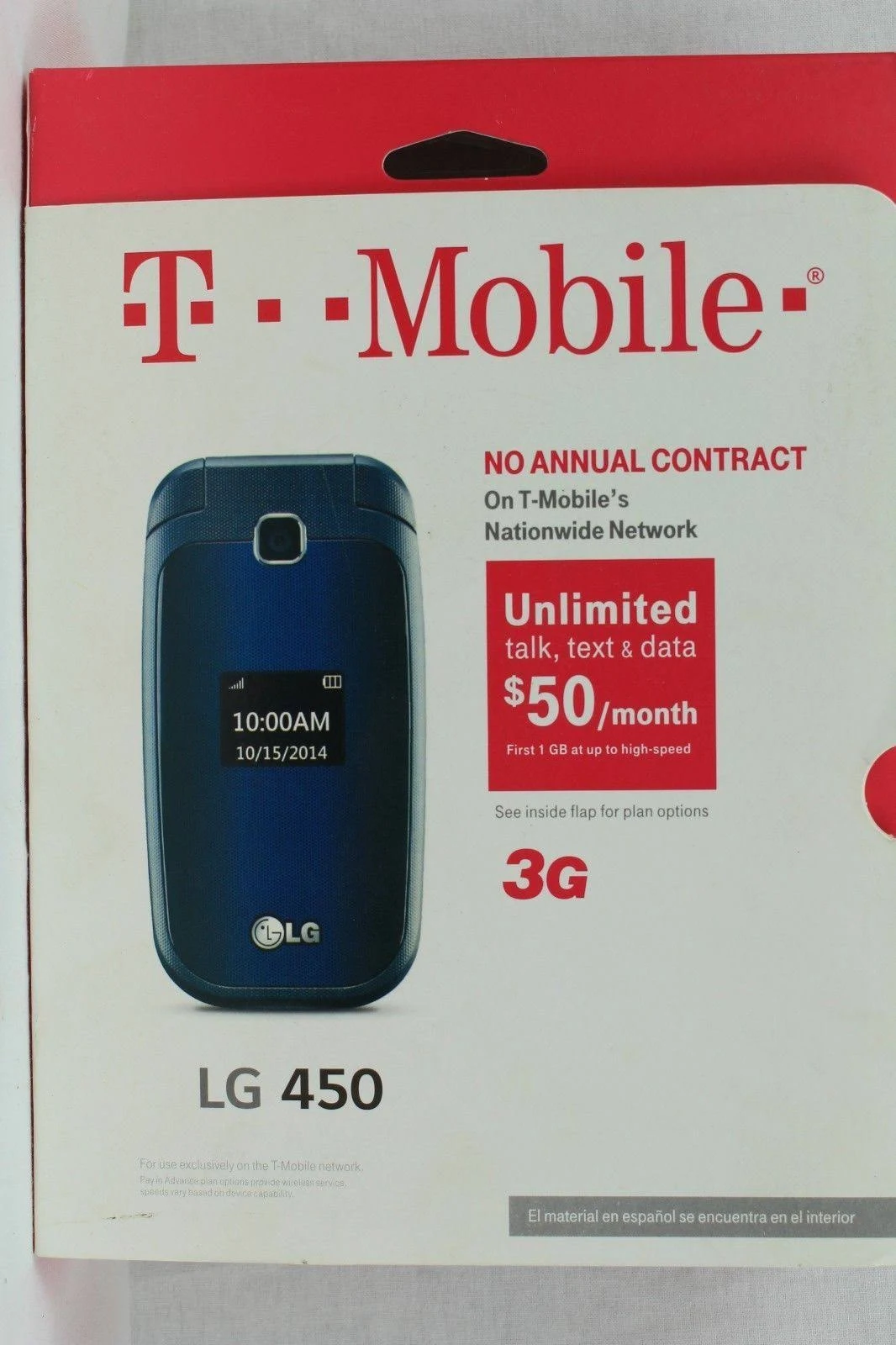 LG 450 Black - No Contract (T-Mobile)